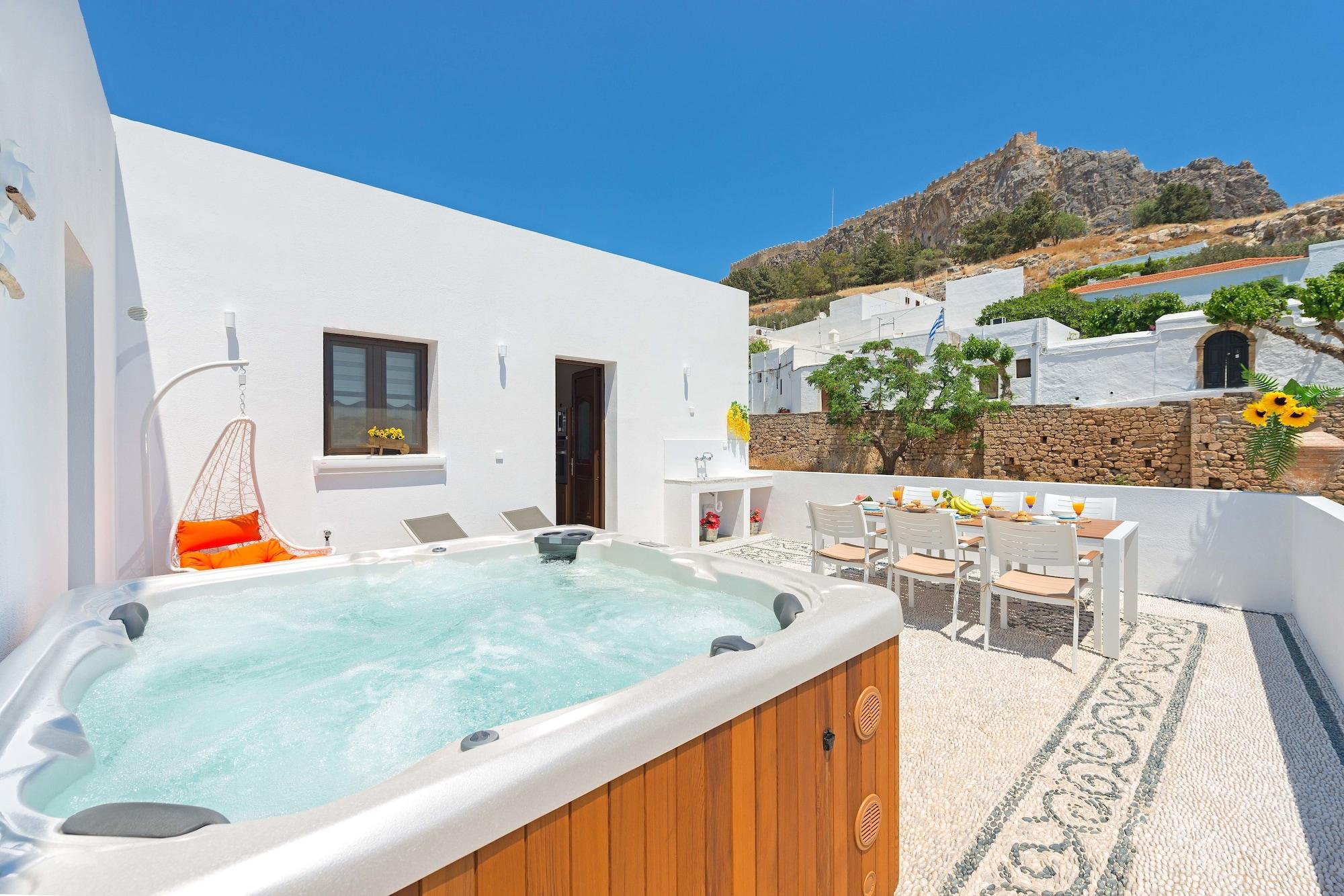 Lindos Diamond Exclusive Villa Dış mekan fotoğraf