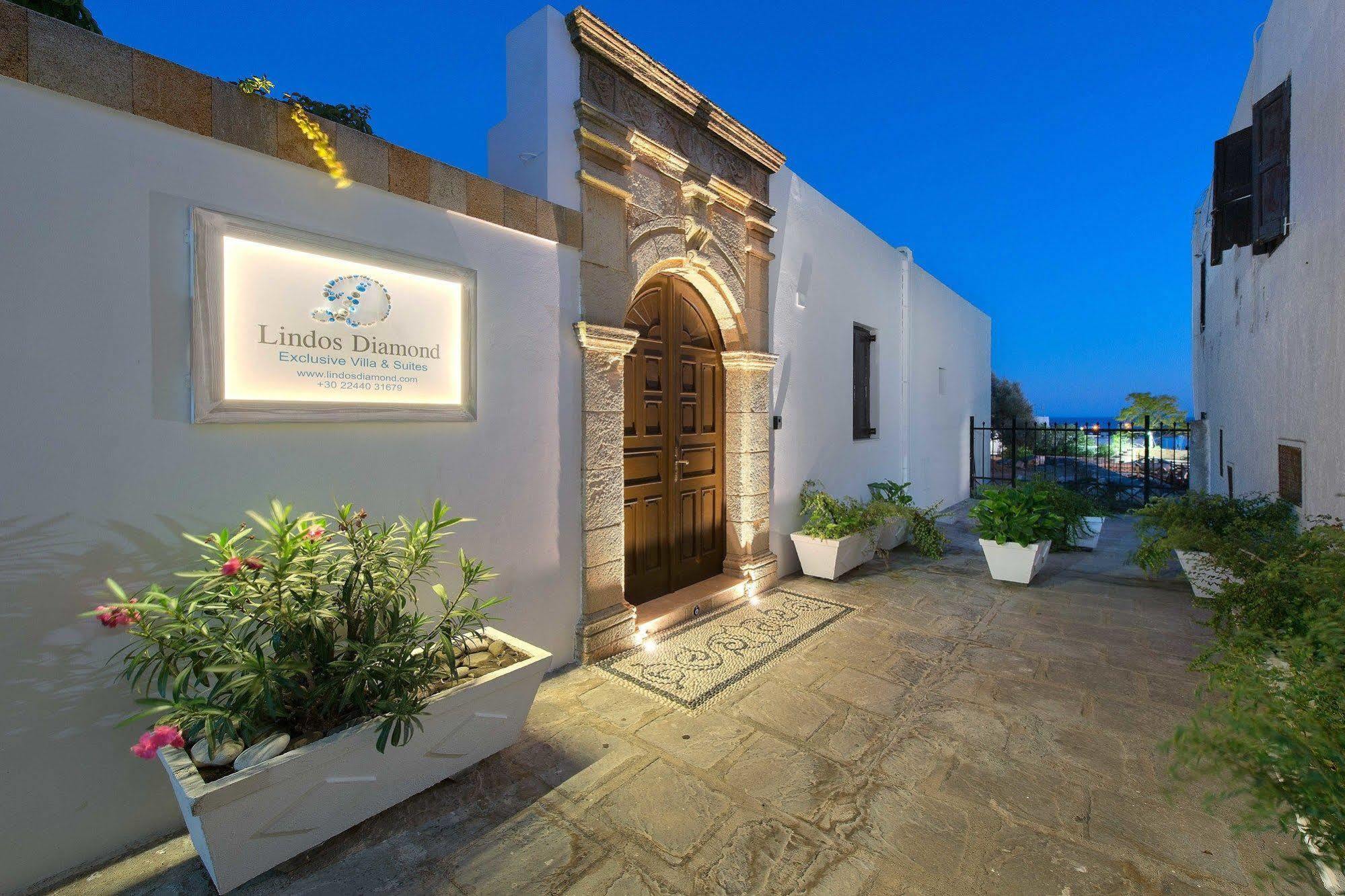 Lindos Diamond Exclusive Villa Dış mekan fotoğraf