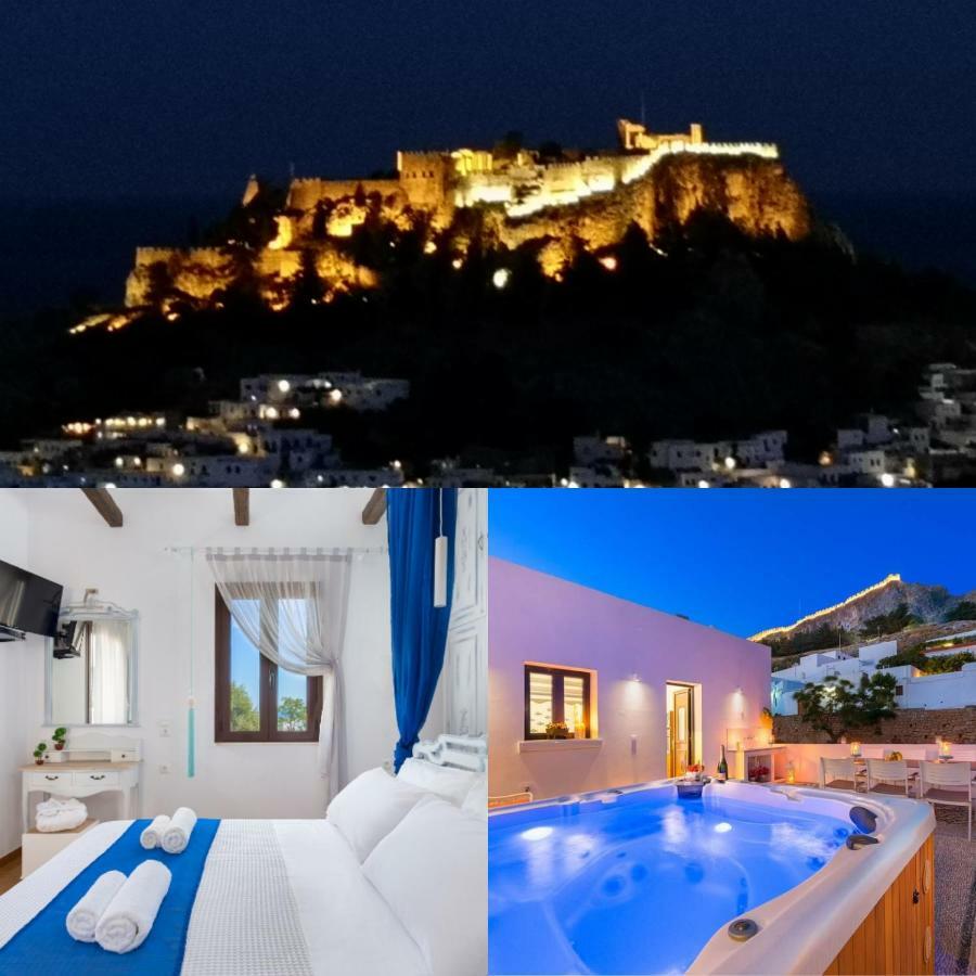 Lindos Diamond Exclusive Villa Dış mekan fotoğraf