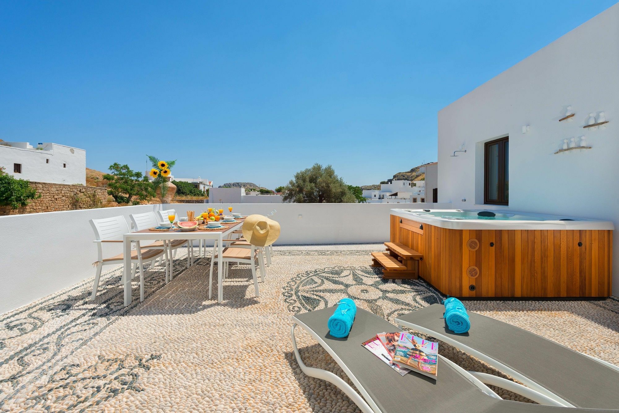 Lindos Diamond Exclusive Villa Dış mekan fotoğraf