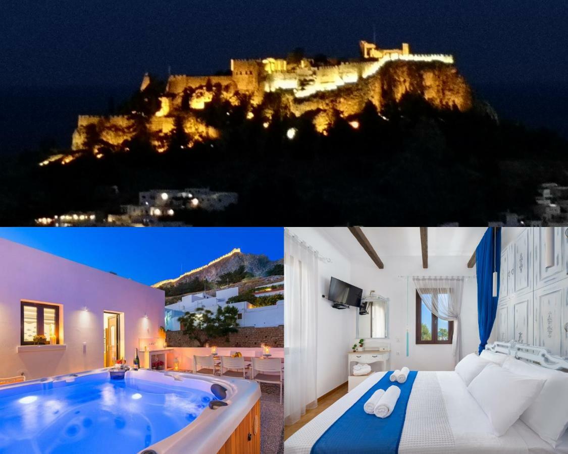 Lindos Diamond Exclusive Villa Dış mekan fotoğraf